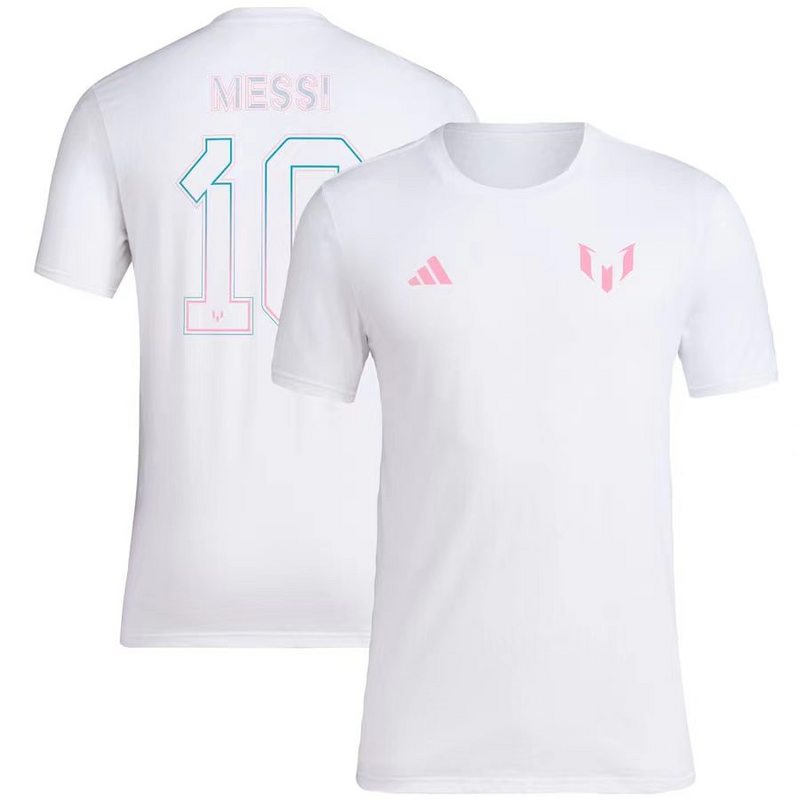 AAA Quality Inter Miami 23/24 Messi 10 White T-Shirt